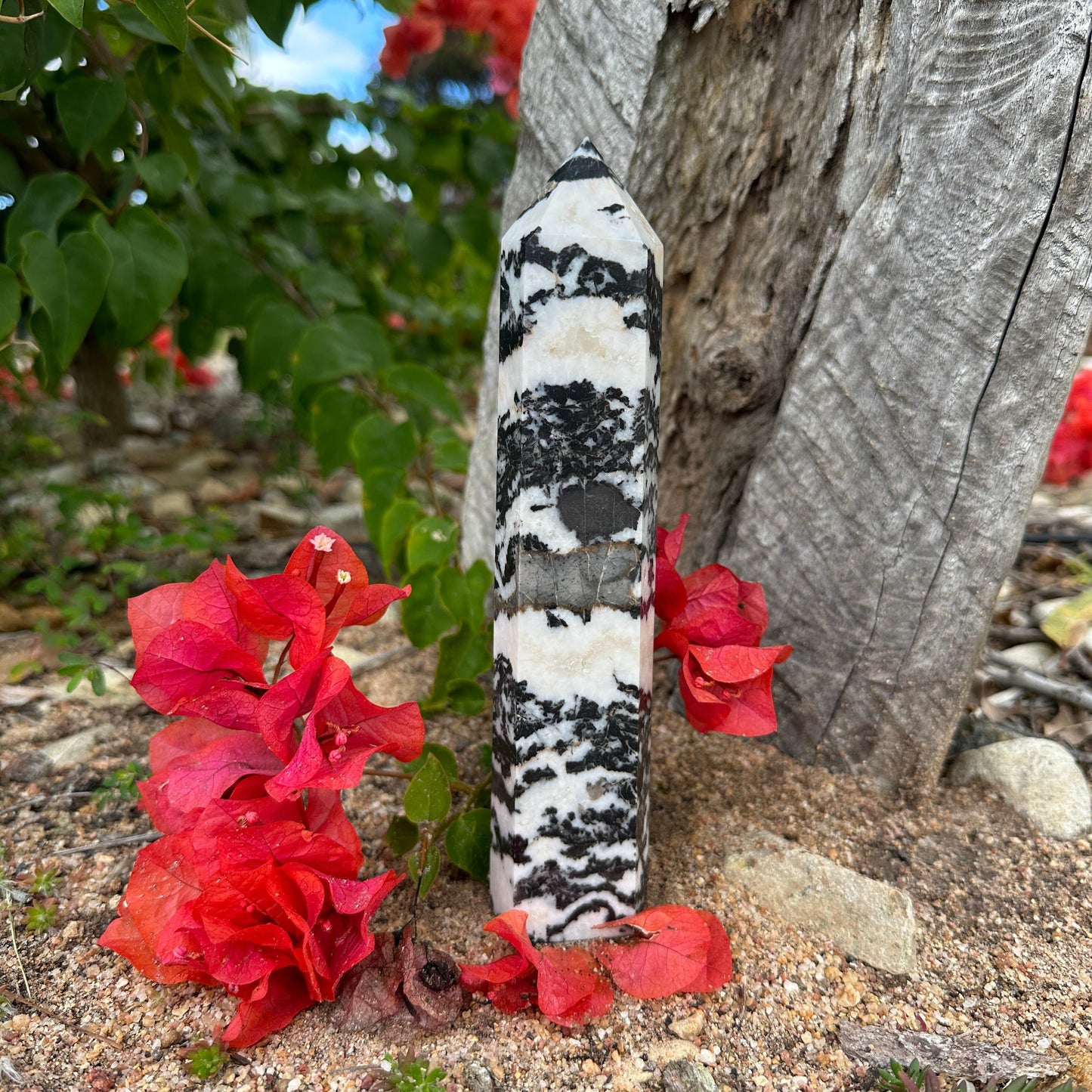 Zebra Jasper Crystal Tower – Balance, Grounding & Powerful Spiritual Healing Energy