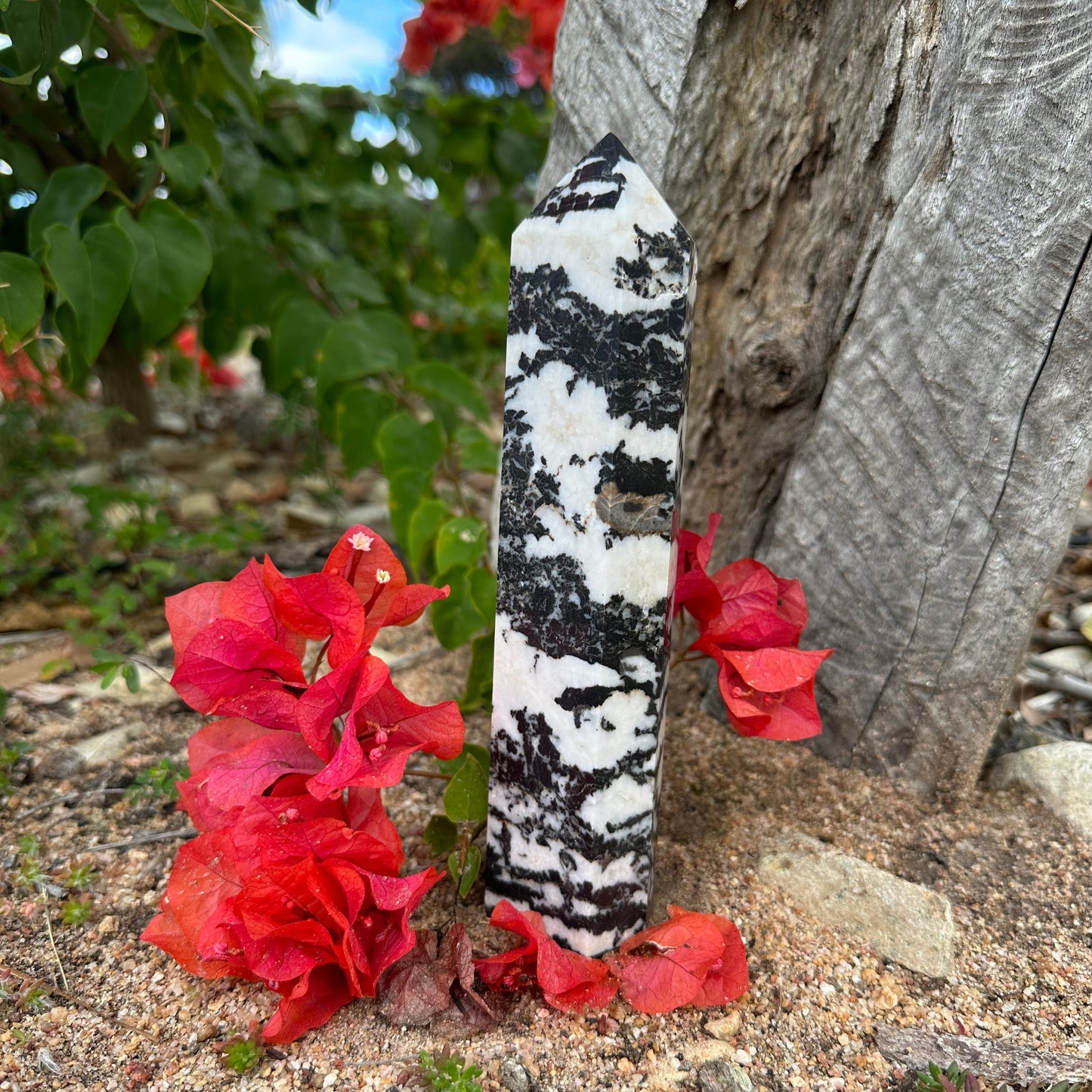 Zebra Jasper Crystal Tower – Balance, Grounding & Powerful Spiritual Healing Energy