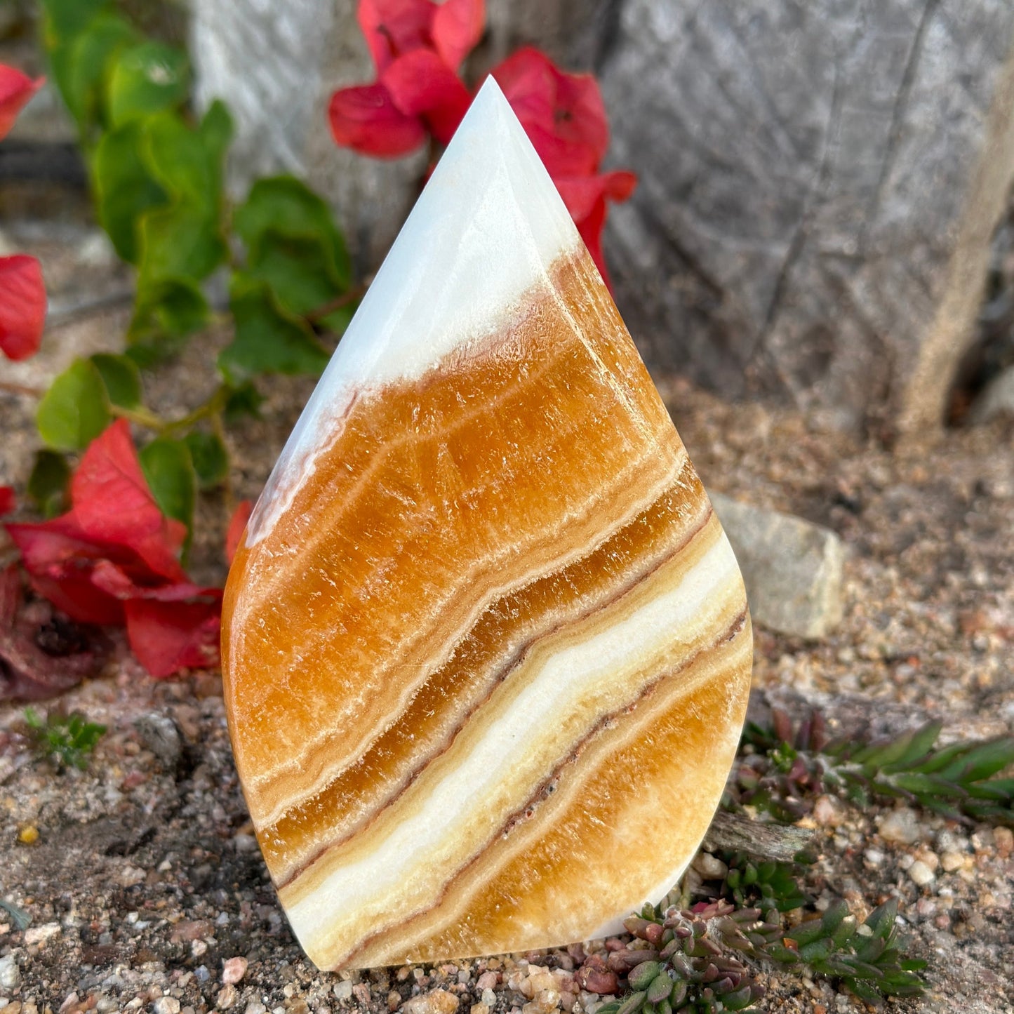 Orange Calcite Free Form – Crystal of Creativity, Joy & Motivation