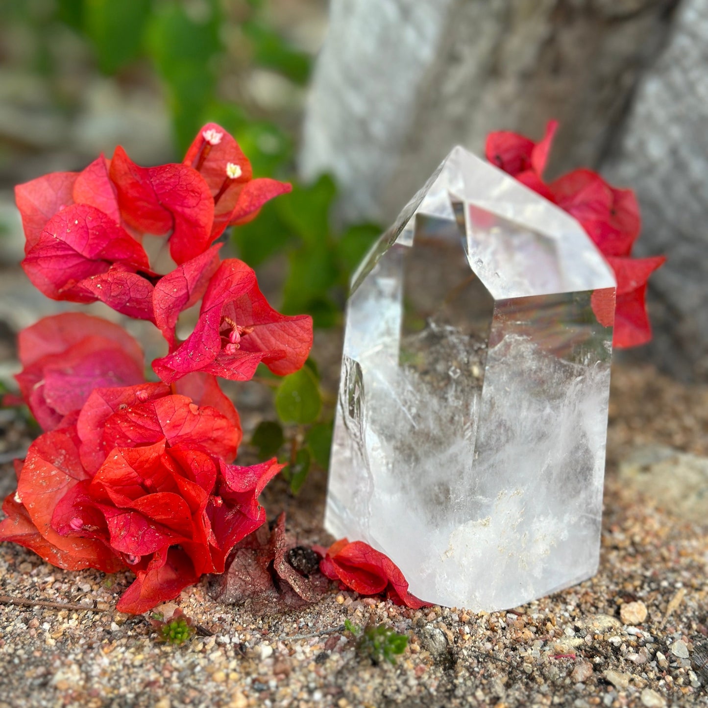 Clear Quartz Crystal Tower – Master Healer, Energy Amplification & Spiritual Clarity