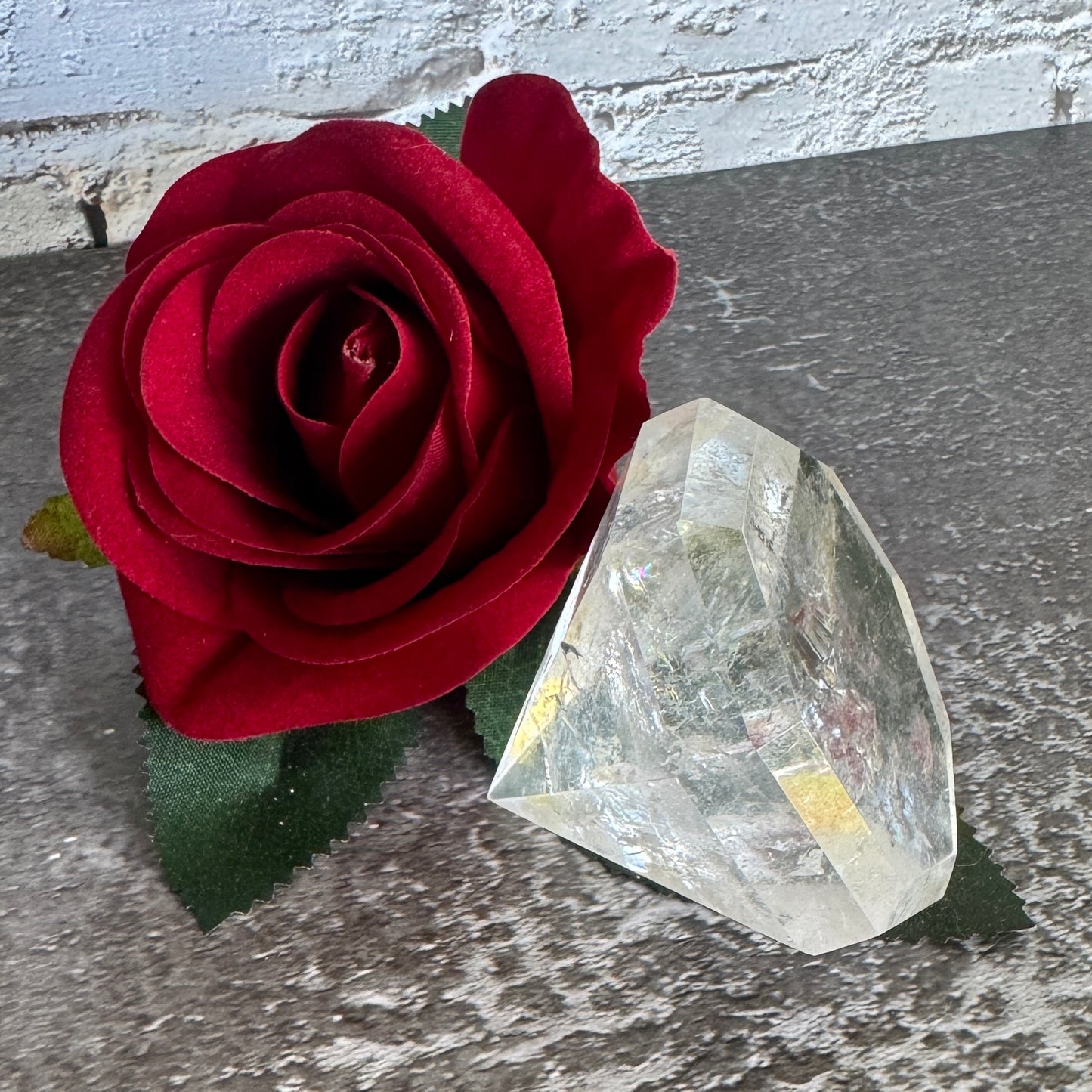 Clear Quartz Crystal Diamond Cut Shape – The Master Healer for Clarity, Energy & Spiritual Healing