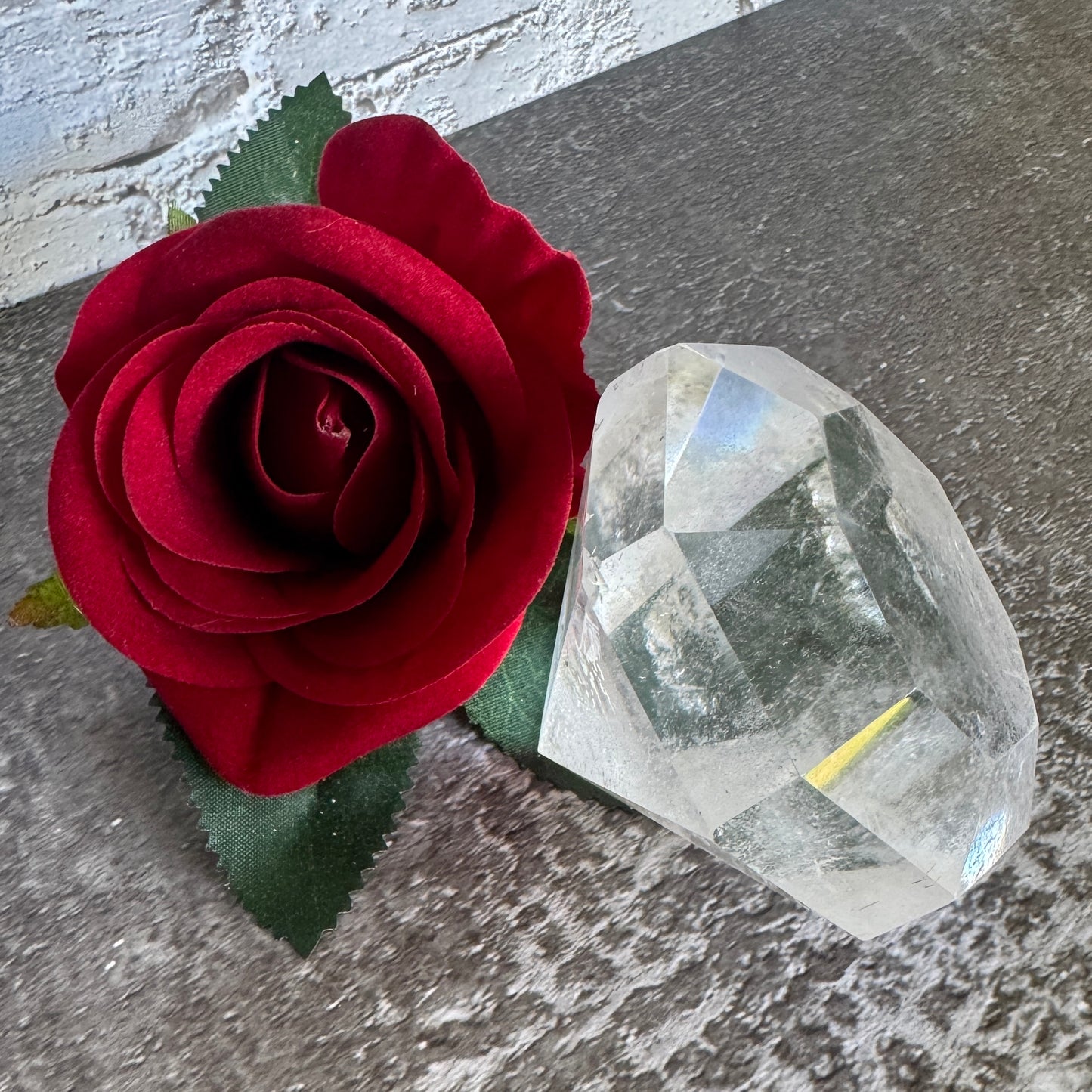 Clear Quartz Crystal Diamond Cut Shape – The Master Healer for Clarity, Energy & Spiritual Healing
