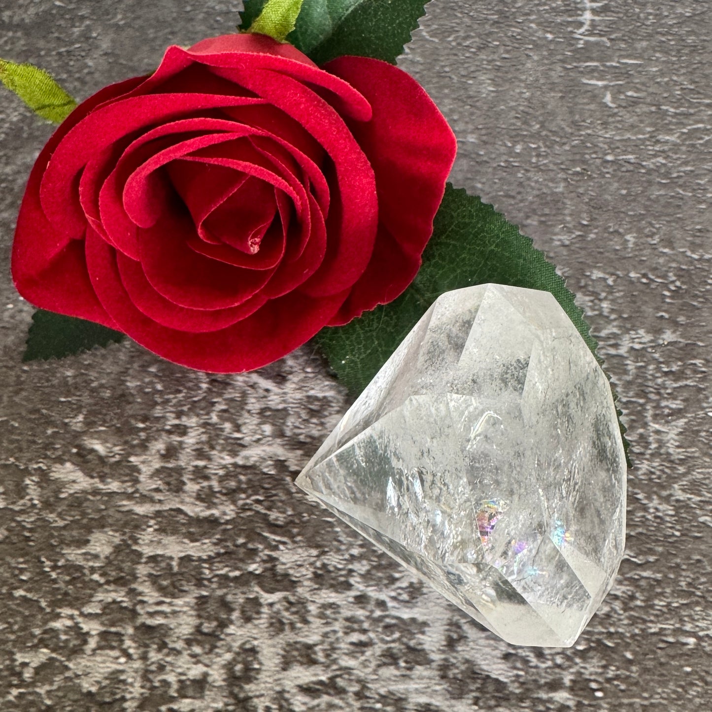 Clear Quartz Crystal Diamond Cut Shape – The Master Healer for Clarity, Energy & Spiritual Healing