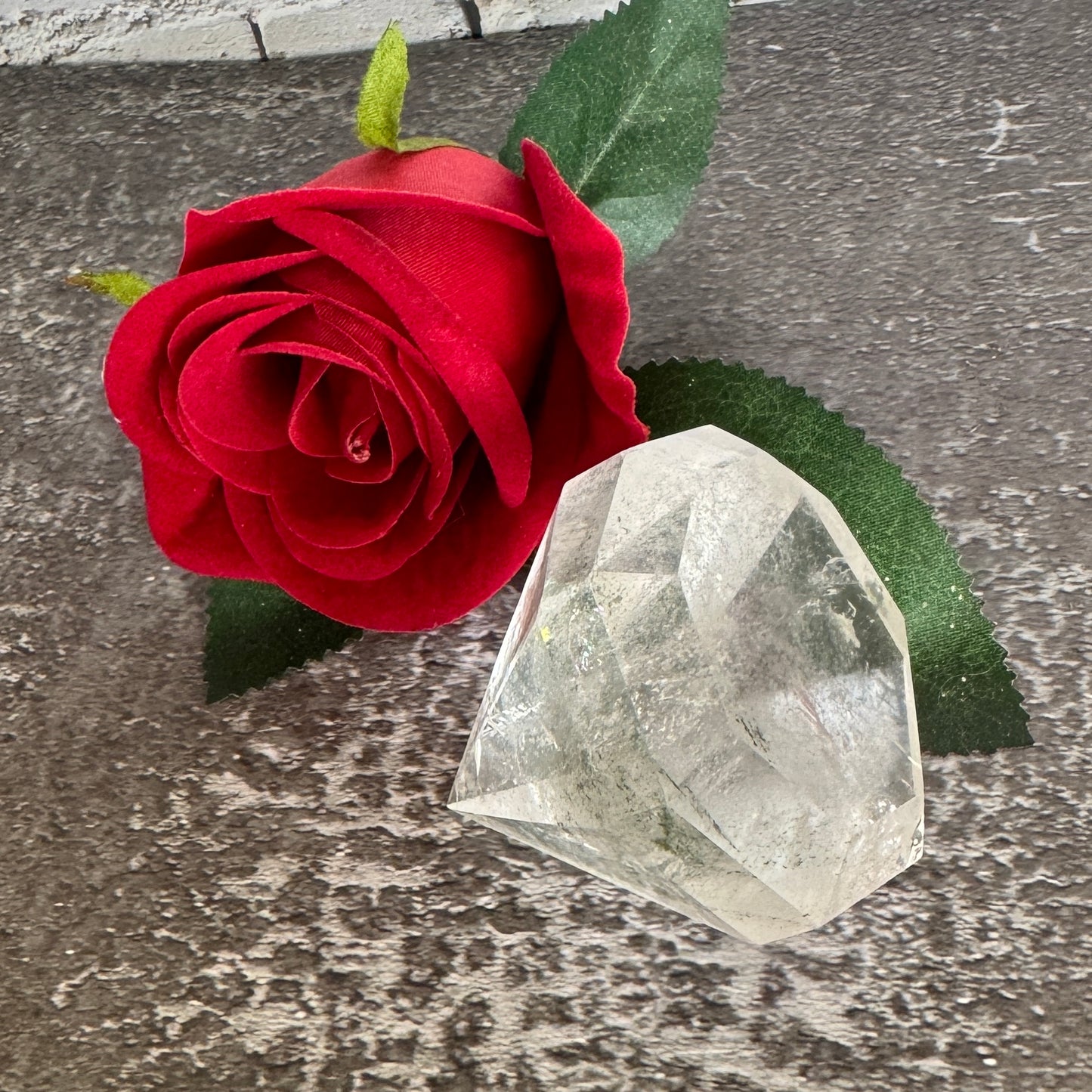 Clear Quartz Crystal Diamond Cut Shape – The Master Healer for Clarity, Energy & Spiritual Healing