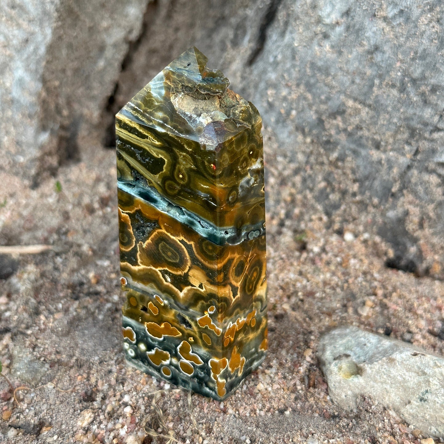 Ocean Jasper Tower – The Crystal of Emotional Healing, Inner Peace & Spiritual Renewal