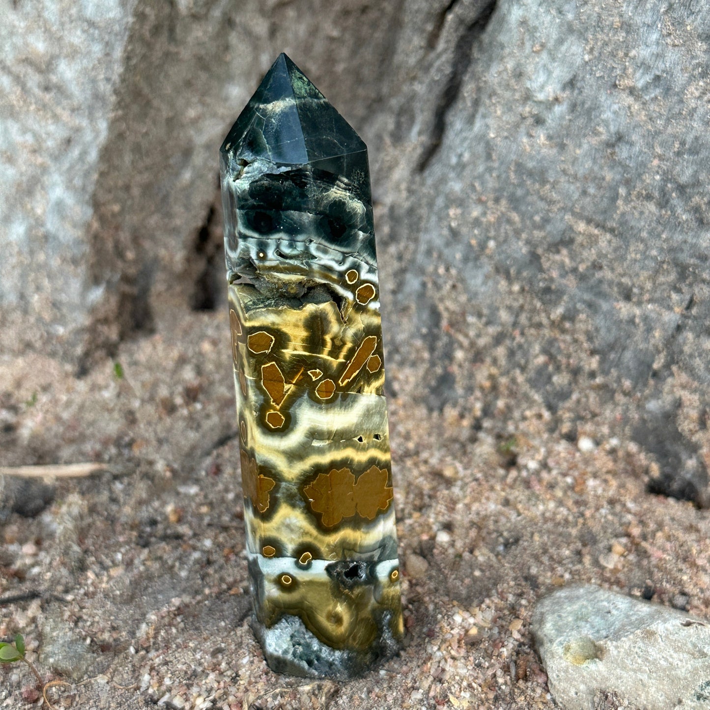 Ocean Jasper Tower – The Crystal of Emotional Healing, Inner Peace & Spiritual Renewal