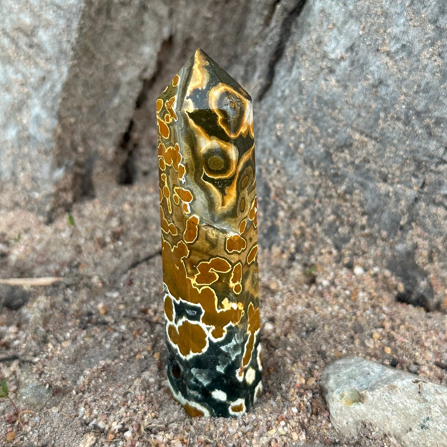 Ocean Jasper Tower – The Crystal of Emotional Healing, Inner Peace & Spiritual Renewal