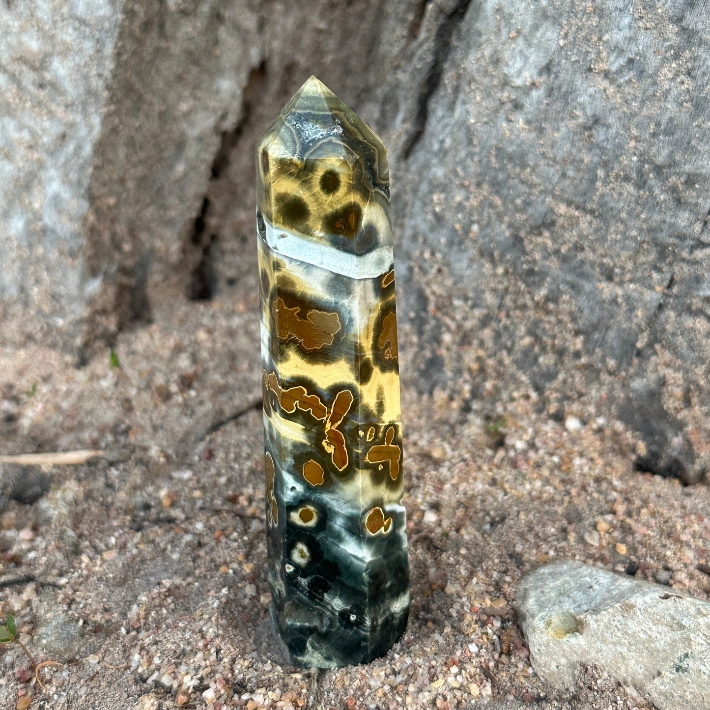 Ocean Jasper Tower – The Crystal of Emotional Healing, Inner Peace & Spiritual Renewal