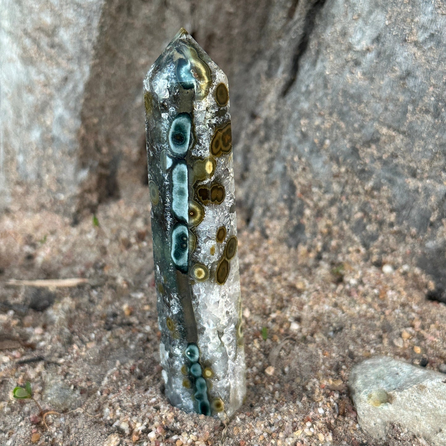 Ocean Jasper Tower – The Crystal of Emotional Healing, Inner Peace & Spiritual Renewal