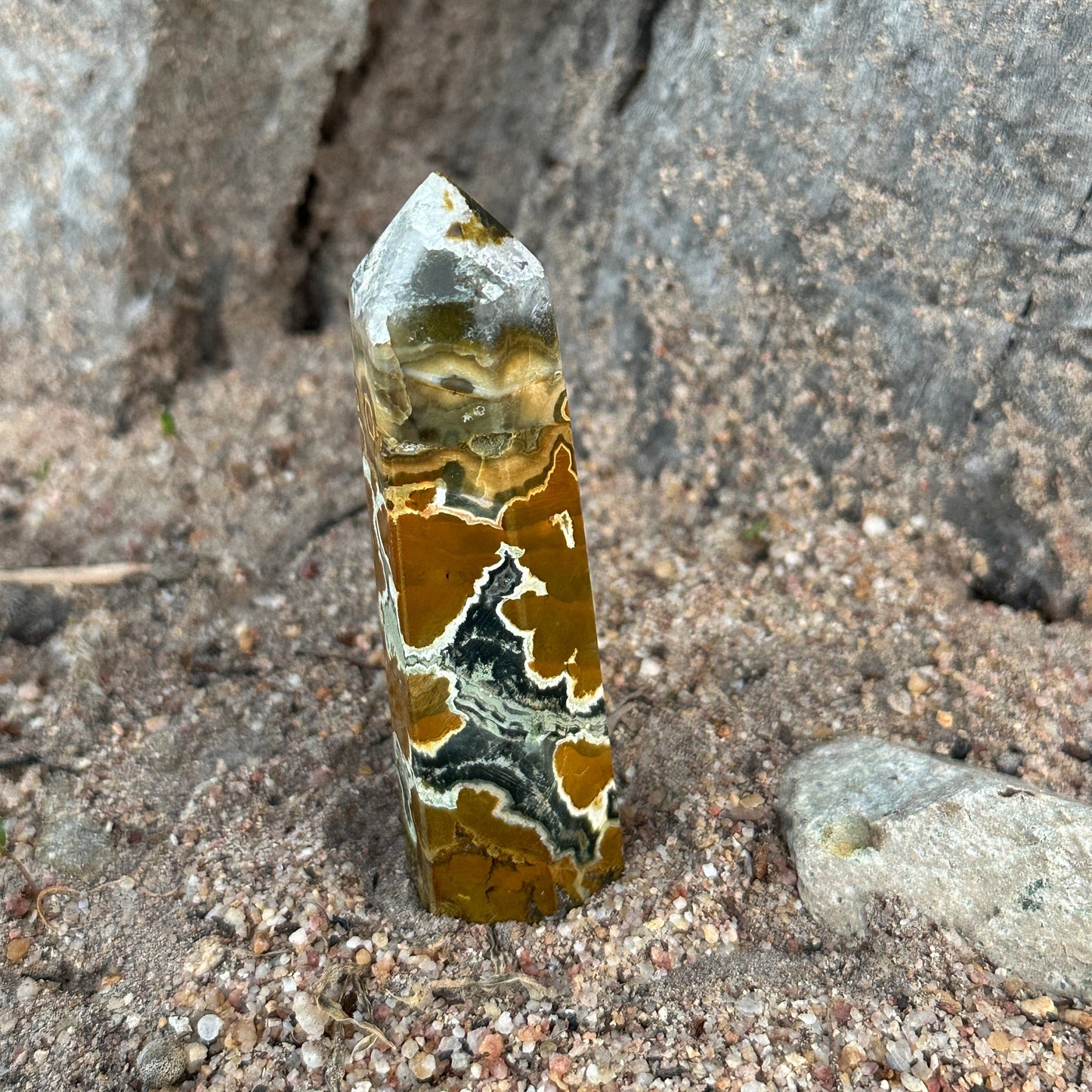 Ocean Jasper Tower – The Crystal of Emotional Healing, Inner Peace & Spiritual Renewal