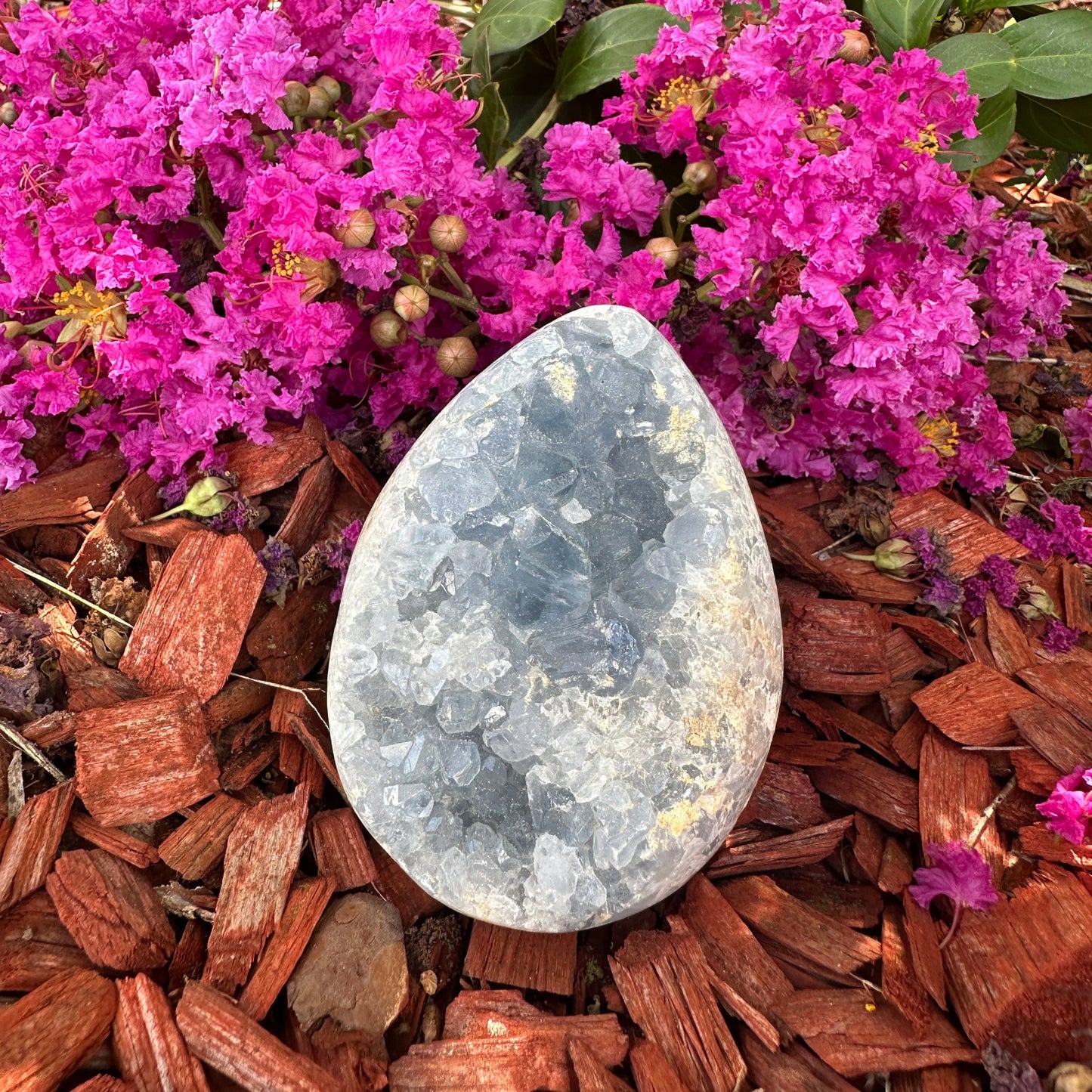 Celestite Crystal Hearts & Eggs – Angelic Energy, Calm & Spiritual Healing