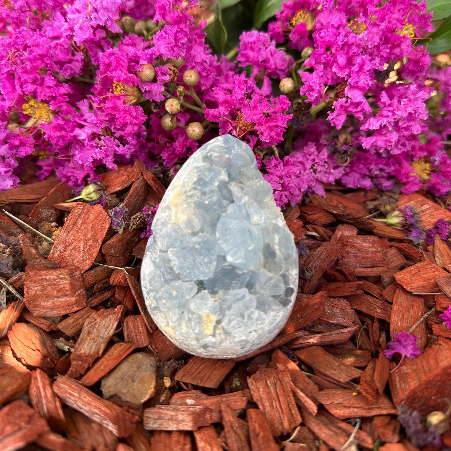 Celestite Crystal Hearts & Eggs – Angelic Energy, Calm & Spiritual Healing