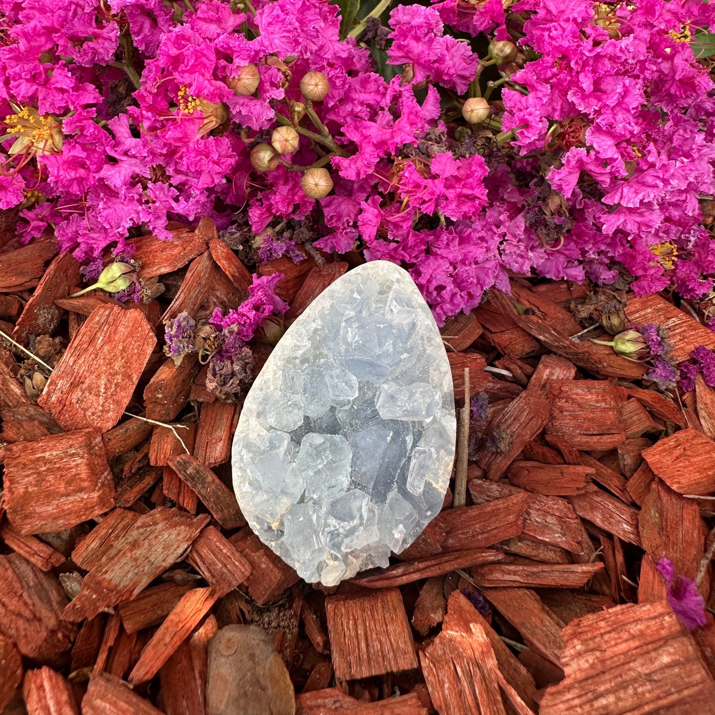 Celestite Crystal Hearts & Eggs – Angelic Energy, Calm & Spiritual Healing