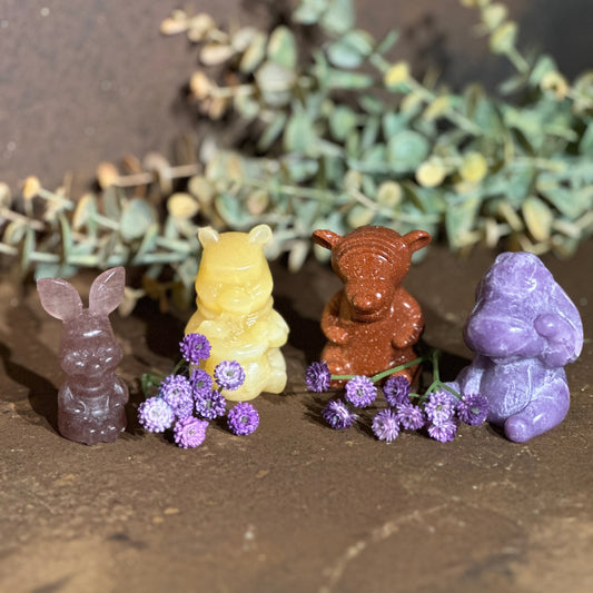 Winnie the Pooh & Friends Crystal Carvings – Spiritual Gifts of Joy, Healing & Friendship