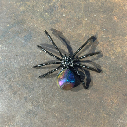 Spider with Crystal Gem – Symbol of Creativity, Protection & Healing Energy