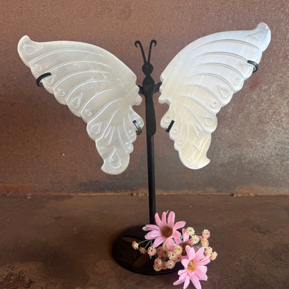 Selenite Crystal Butterfly Wings – Spiritual Healing, Aura Cleansing & Divine Light