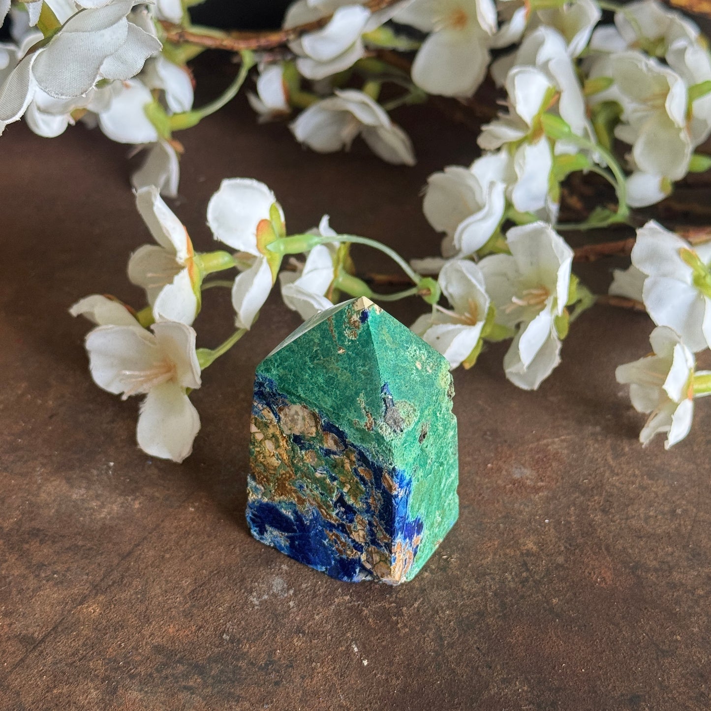 Azurite Crystal Tower – Third Eye Activation, Intuition & Spiritual Awakening