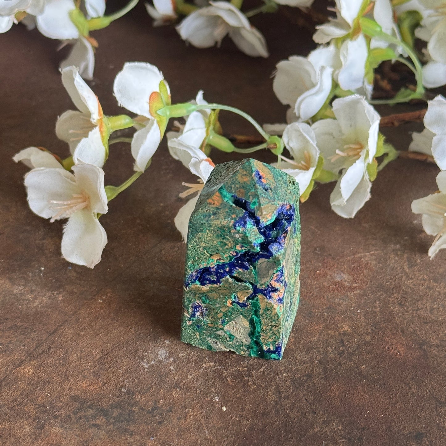 Azurite Crystal Tower – Third Eye Activation, Intuition & Spiritual Awakening