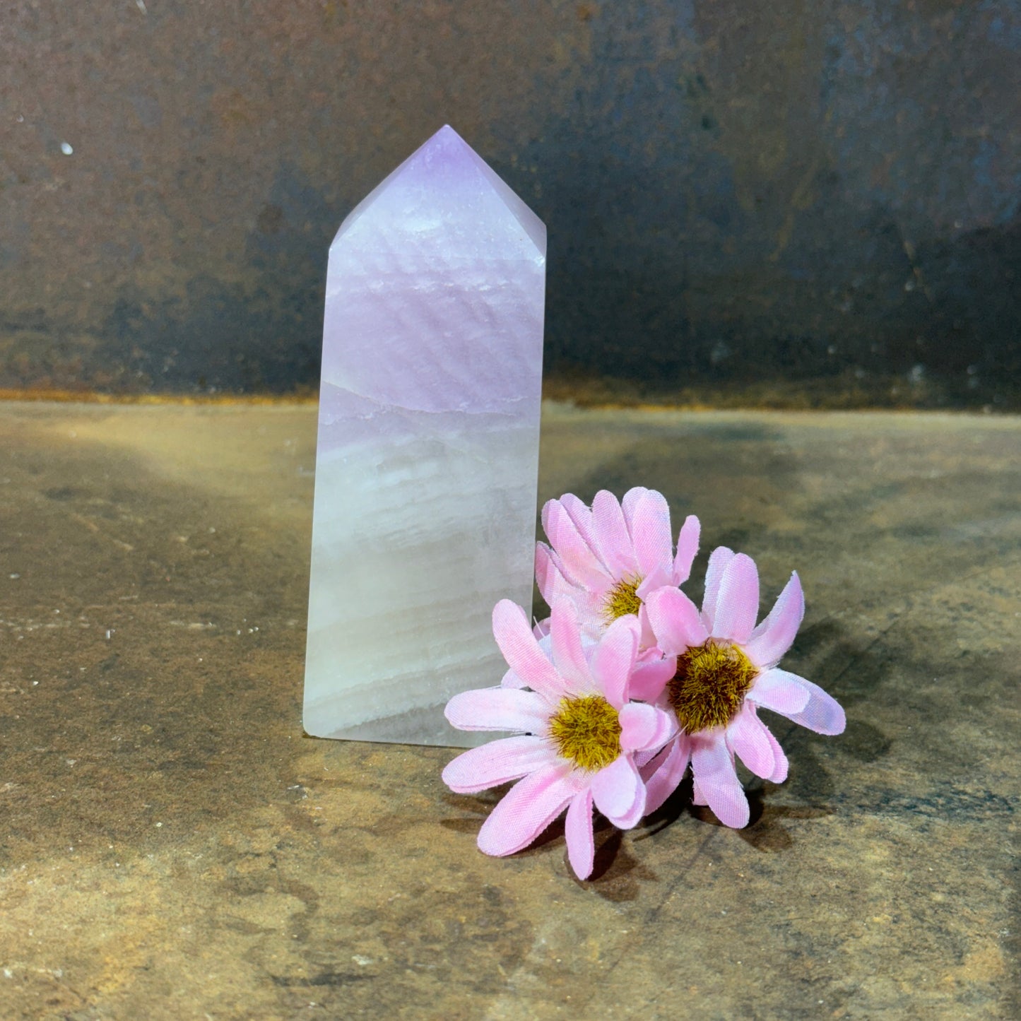Silk Fluorite Crystal Tower – Clarity, Emotional Healing & High-Vibration Spiritual Balance