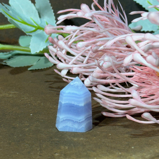 Blue Lace Agate Tower – Serenity, Communication & Spiritual Healing