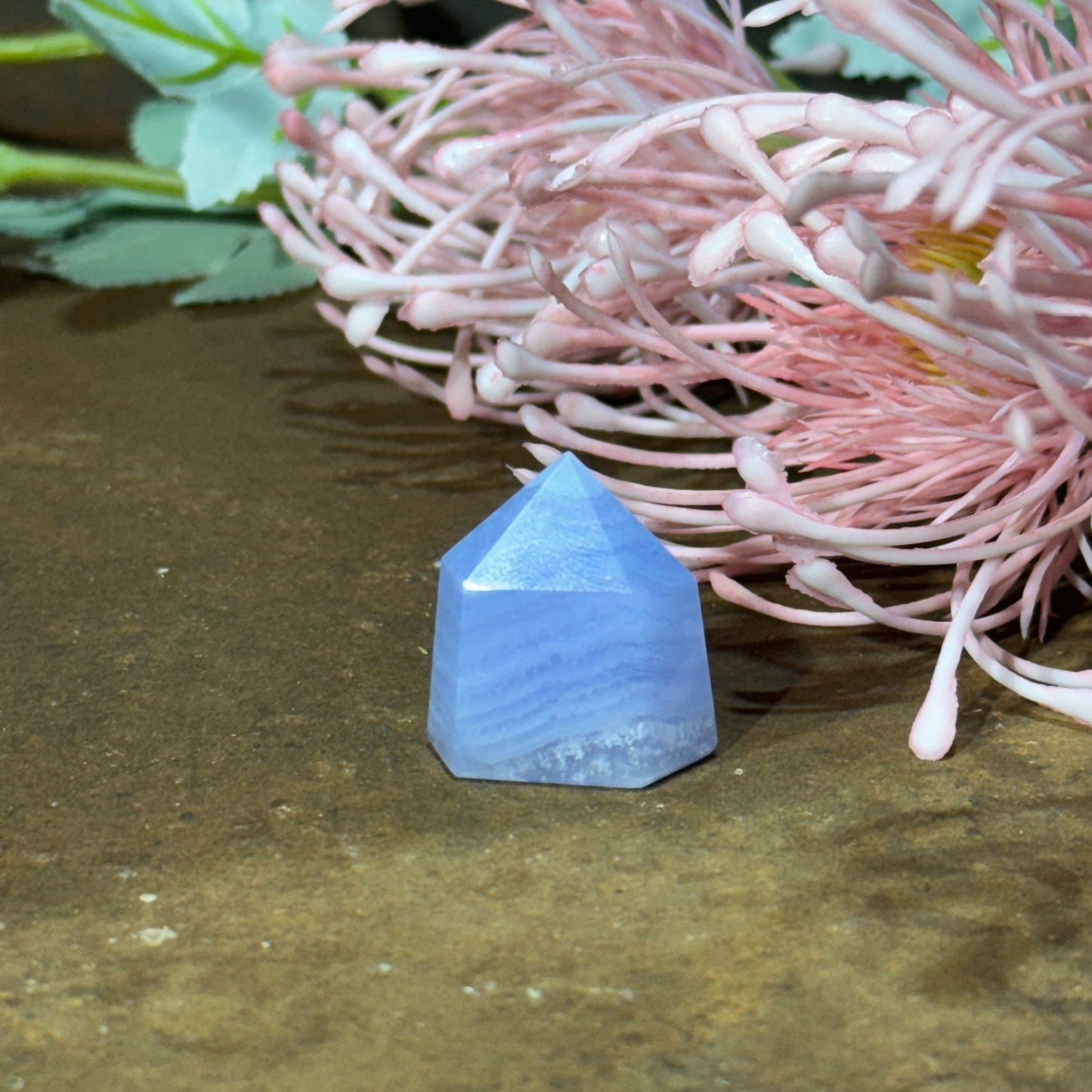 Blue Lace Agate Tower – Serenity, Communication & Spiritual Healing