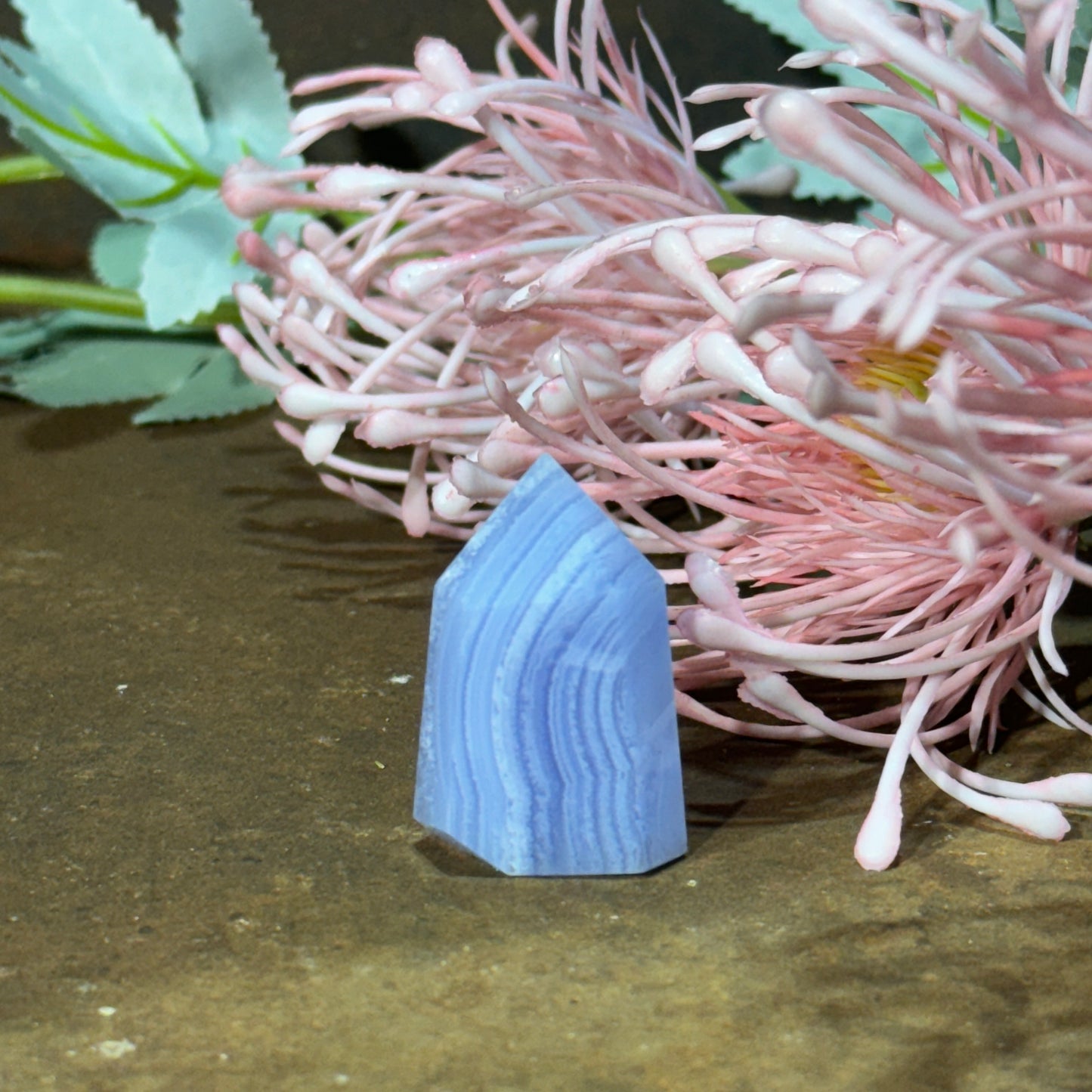 Blue Lace Agate Tower – Serenity, Communication & Spiritual Healing