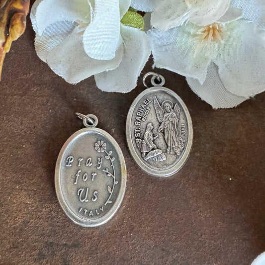 St. Raphael Religious Medal (22mm) – Divine Healing & Protection