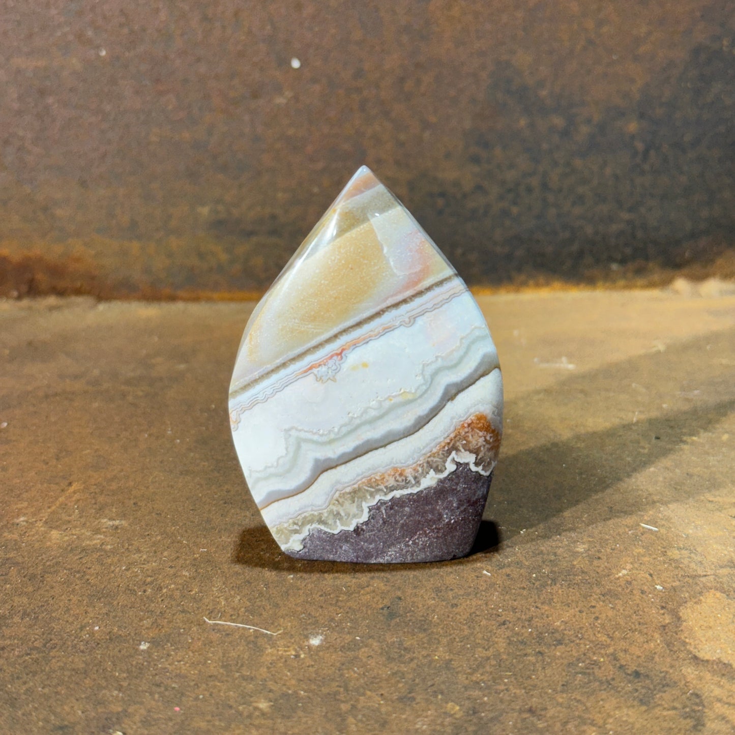 Mexican Lace Agate Free Form – Stability, Protection & Emotional Healing