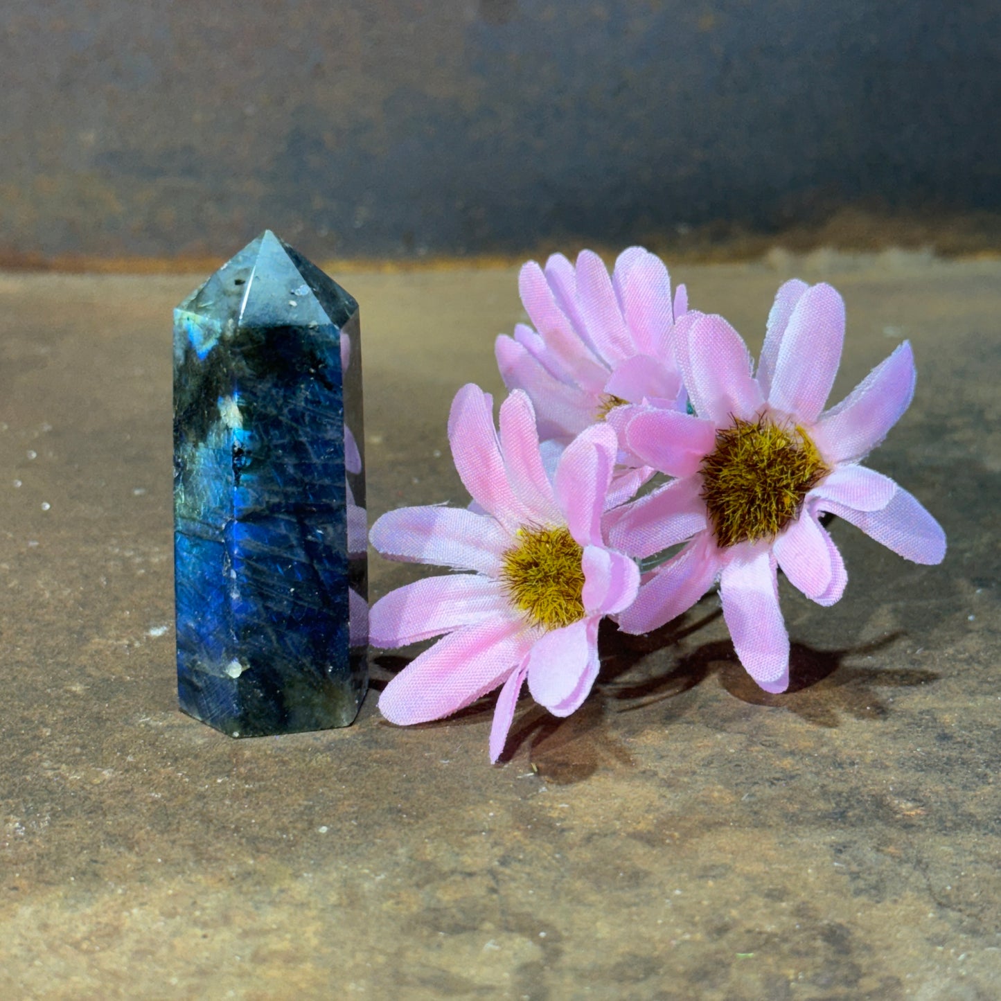 Labradorite Small Tower – Intuition, Protection & Spiritual Awakening