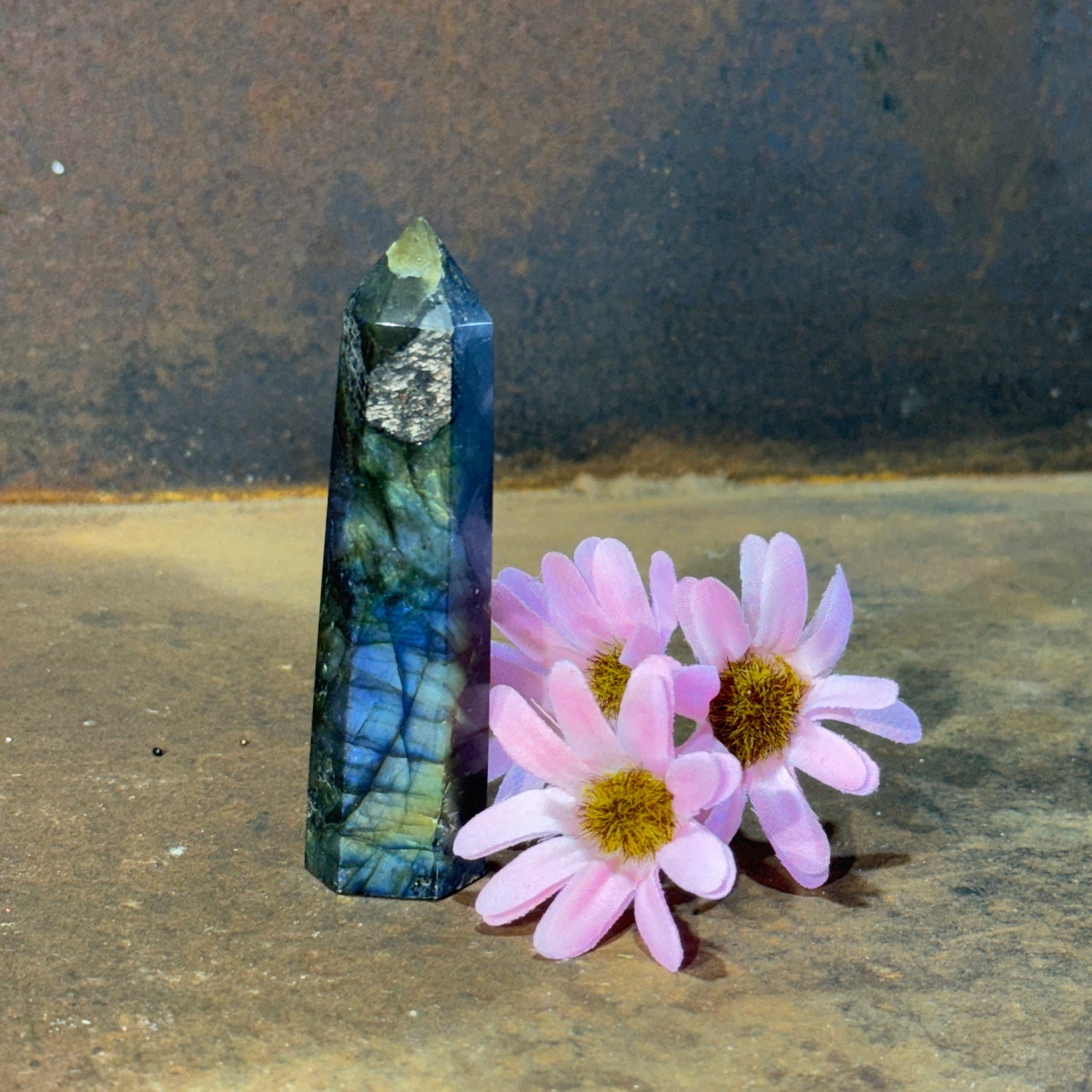 Labradorite Small Tower – Intuition, Protection & Spiritual Awakening