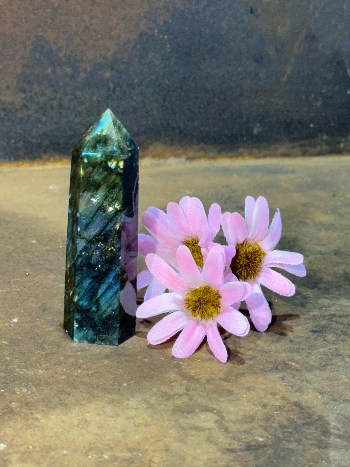 Labradorite Small Tower – Intuition, Protection & Spiritual Awakening