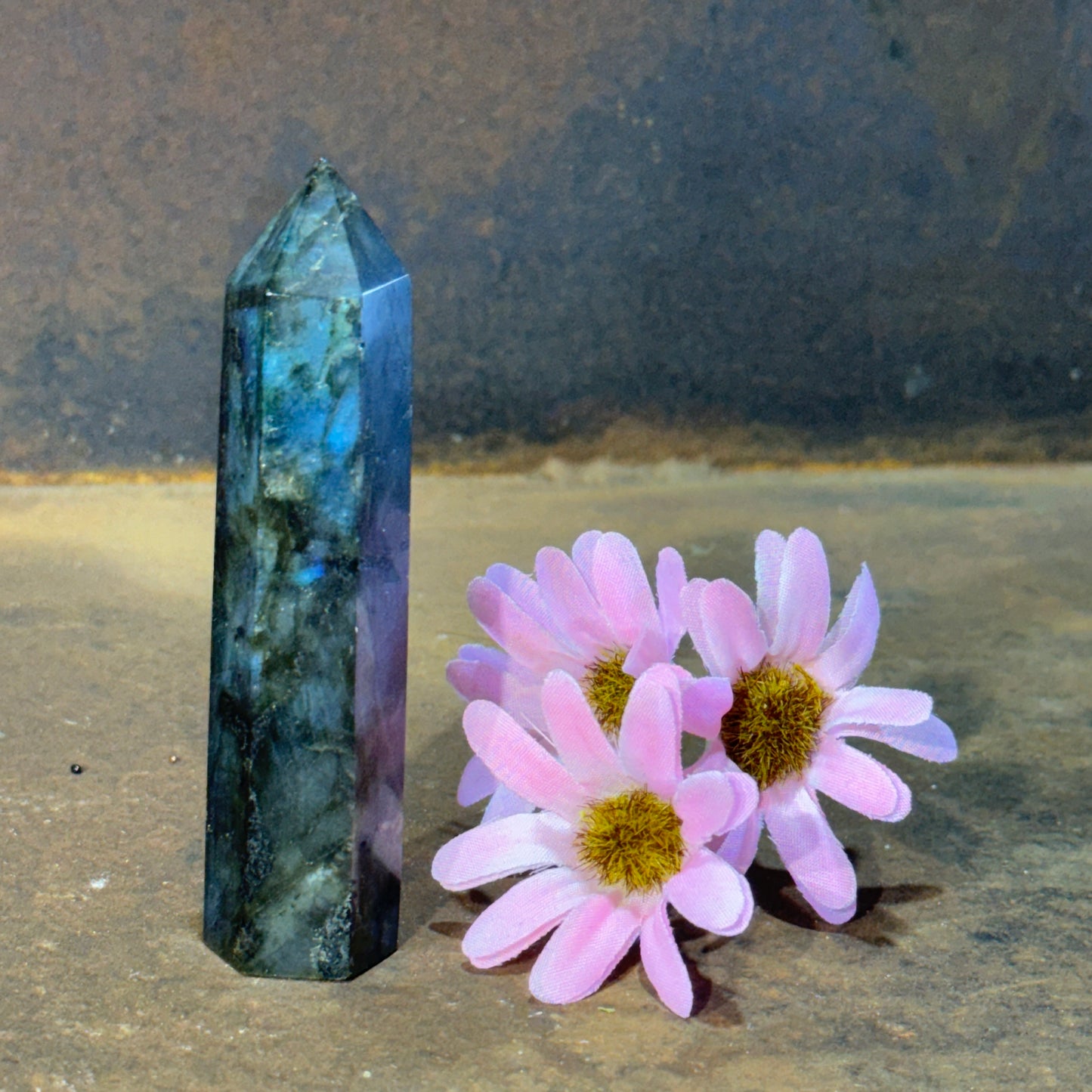 Labradorite Small Tower – Intuition, Protection & Spiritual Awakening