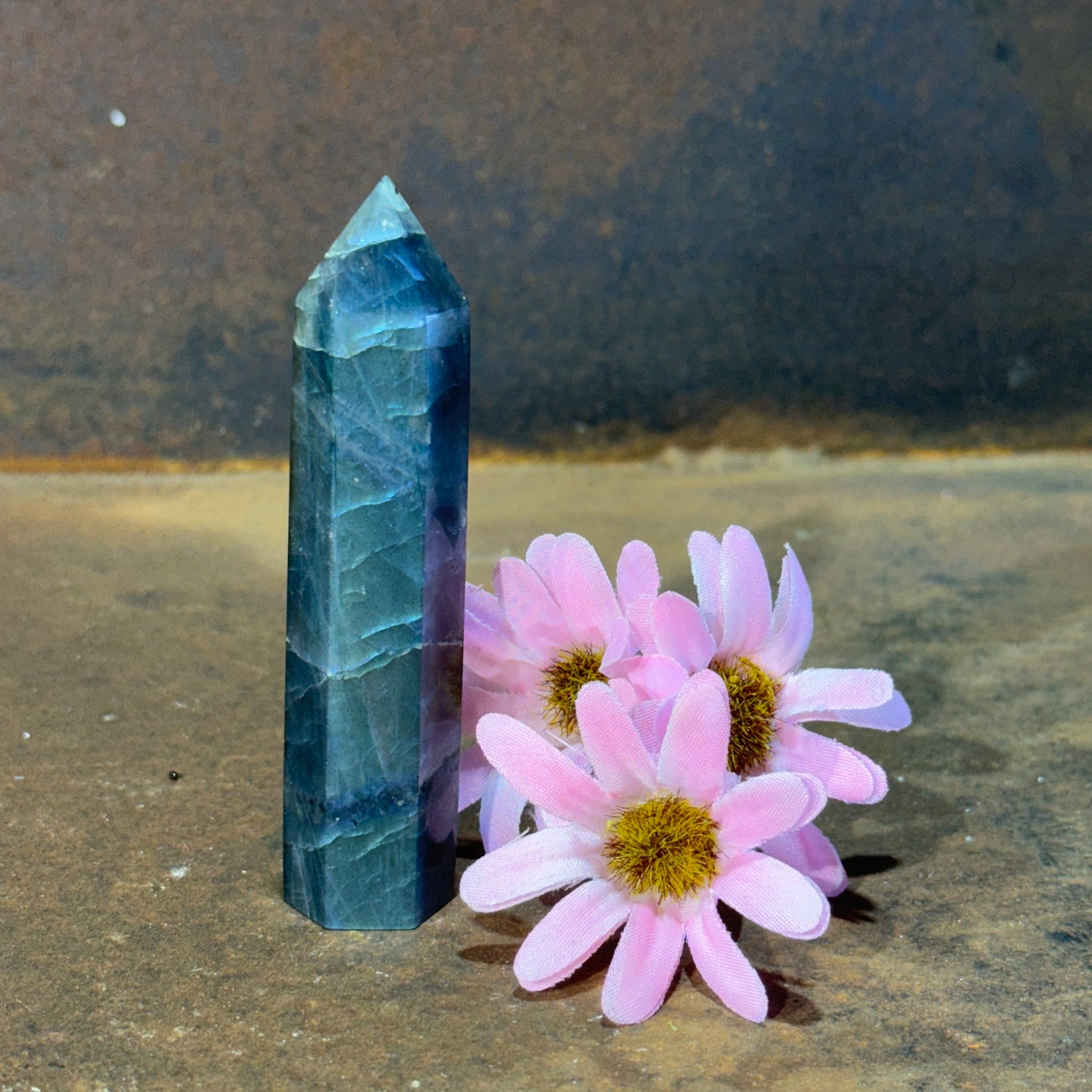 Labradorite Small Tower – Intuition, Protection & Spiritual Awakening