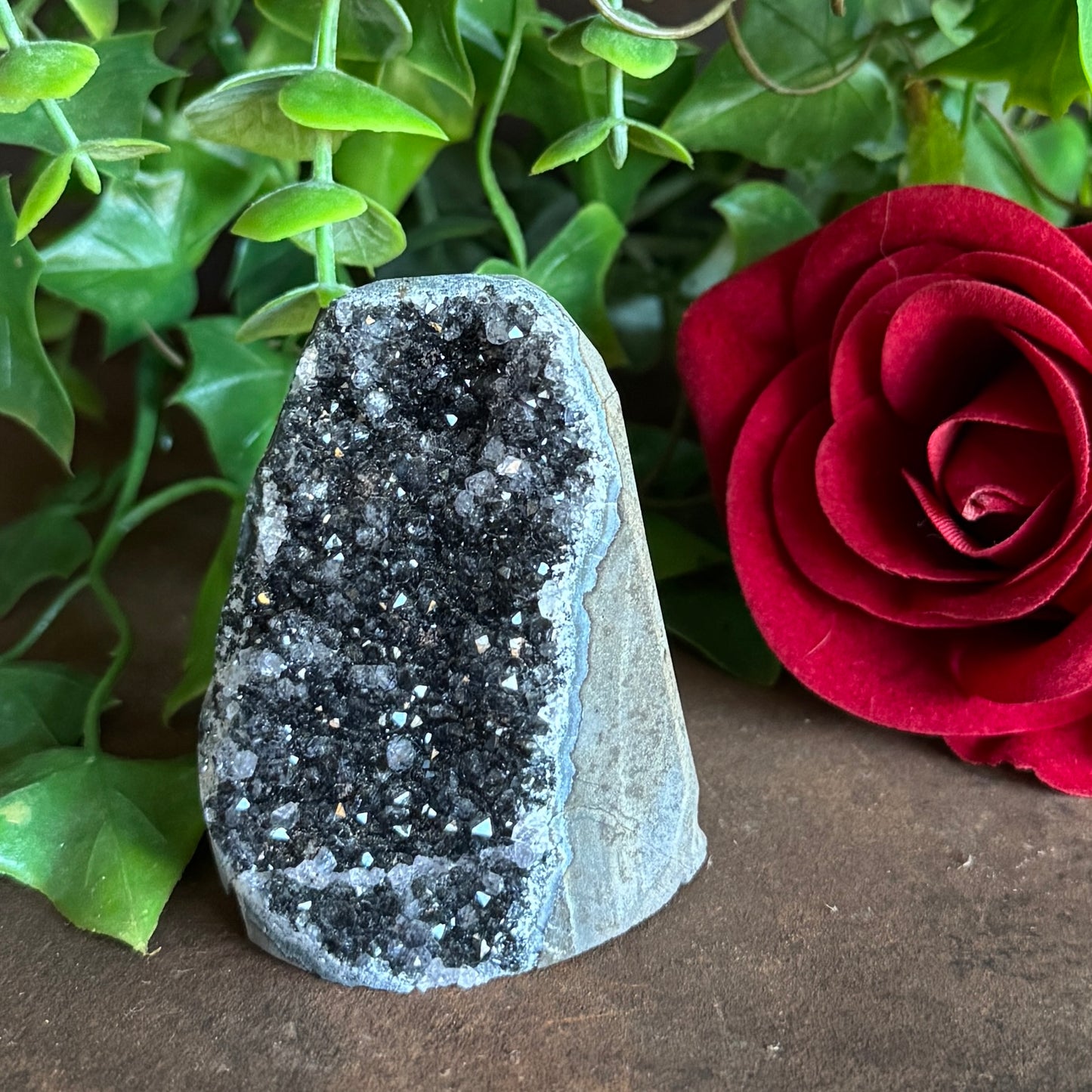 Black Amethyst Geodes – Spiritual Protection, Grounding & Deep Spiritual Healing