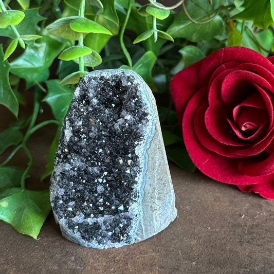 Black Amethyst Geodes – Spiritual Protection, Grounding & Deep Spiritual Healing