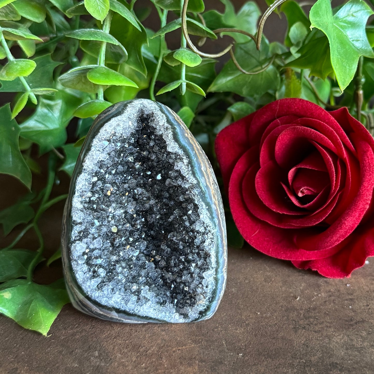 Black Amethyst Geodes – Spiritual Protection, Grounding & Deep Spiritual Healing
