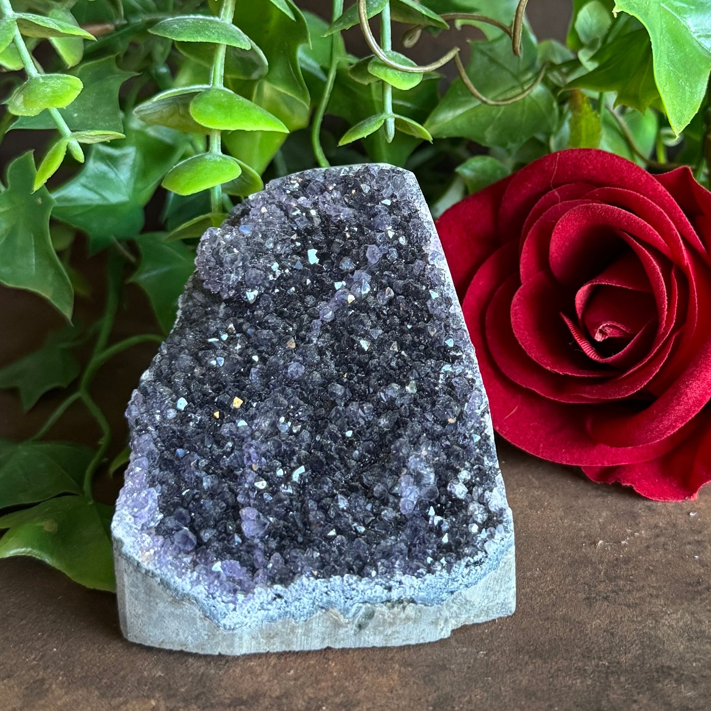 Black Amethyst Geodes – Spiritual Protection, Grounding & Deep Spiritual Healing