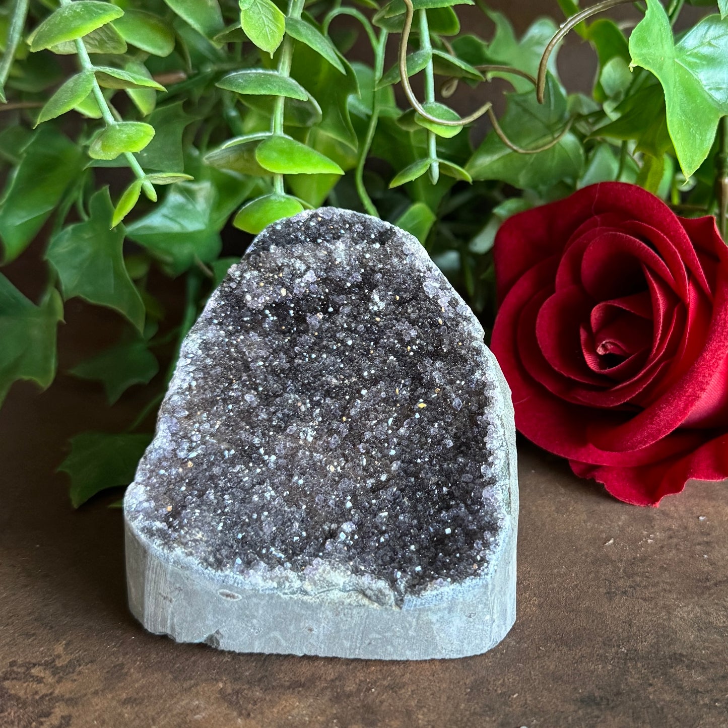 Black Amethyst Geodes – Spiritual Protection, Grounding & Deep Spiritual Healing