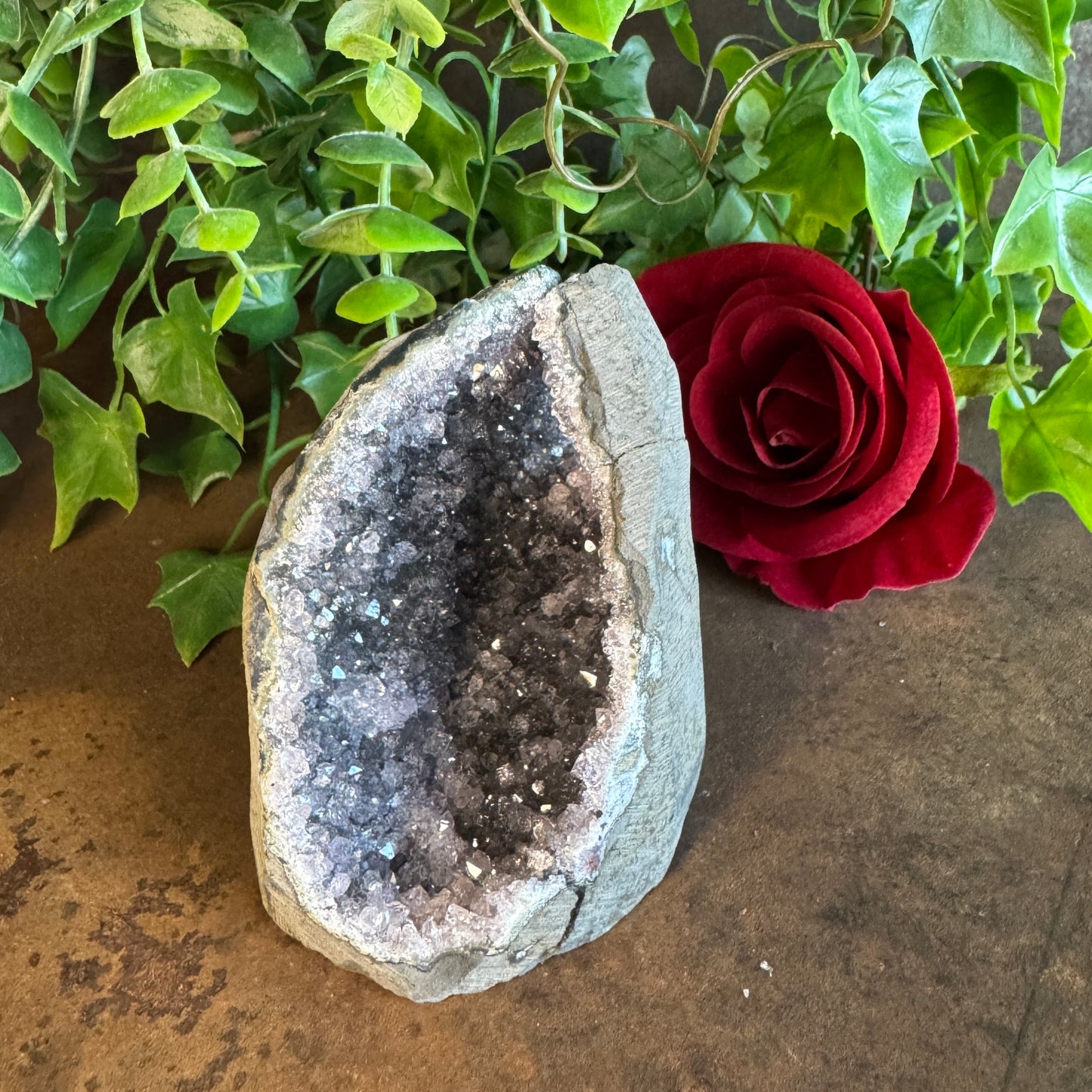 Black Amethyst Geodes – Spiritual Protection, Grounding & Deep Spiritual Healing
