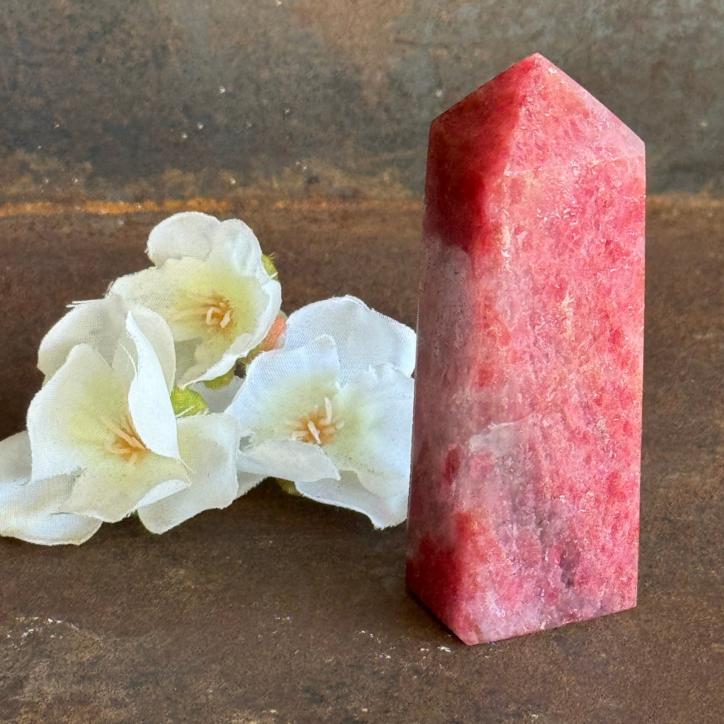 Cherry Blossom Rain Crystal Towers – Renewal, Inner Peace & Spiritual Healing