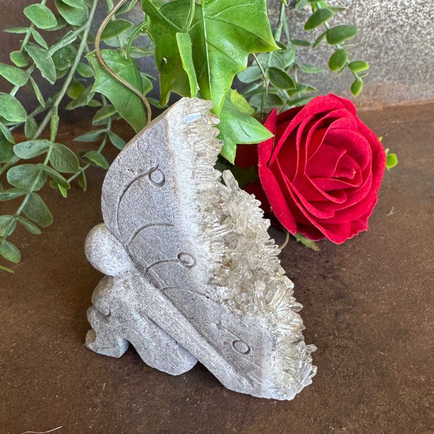 Geode Angel & Mermaid Crystal Carvings for spiritual protection, emotional healing and energy alignment