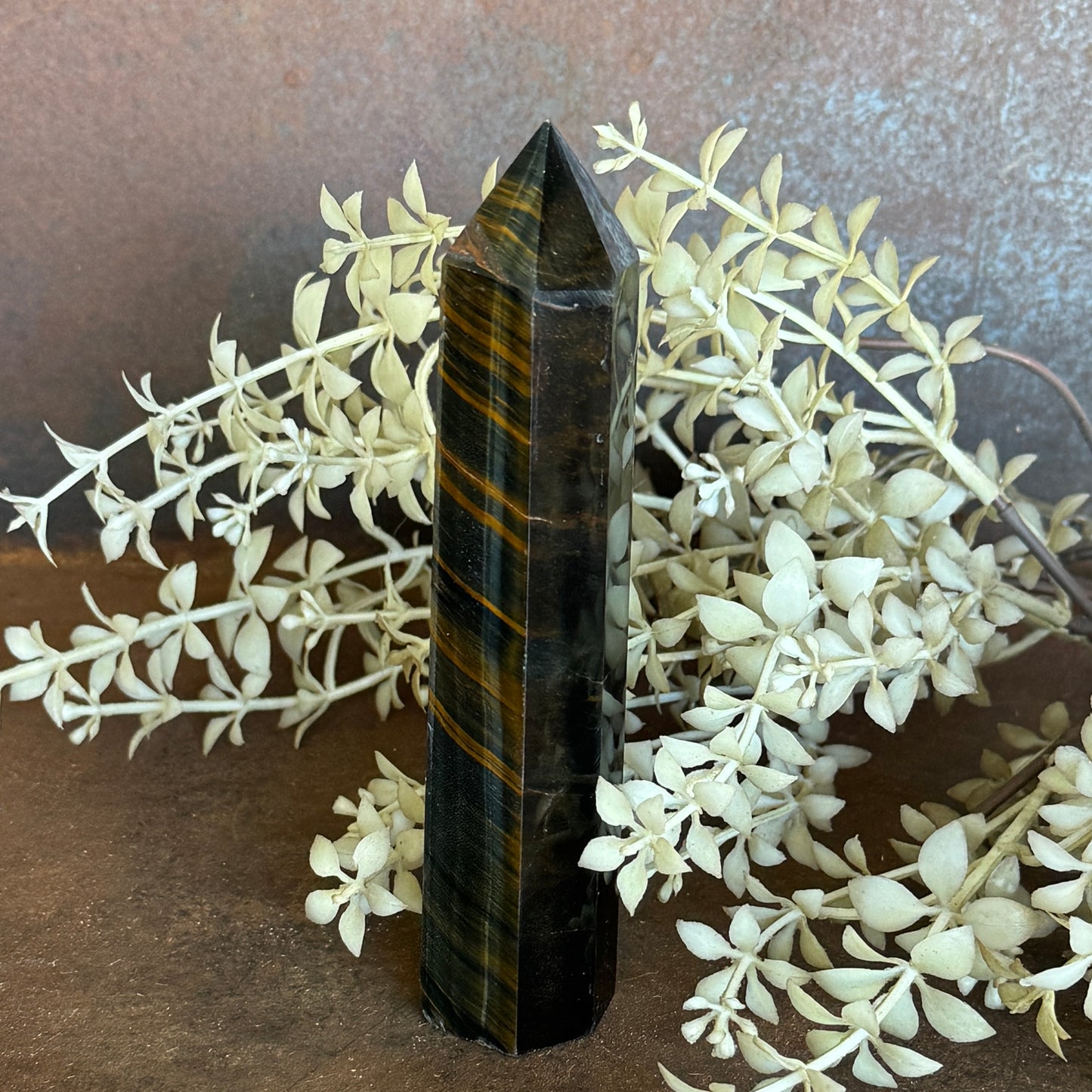 Blue Tiger’s Eye Towers – Protection, Intuition & Spiritual Healing Energy