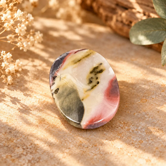 Mookaite palm stone exact photographed piece 1