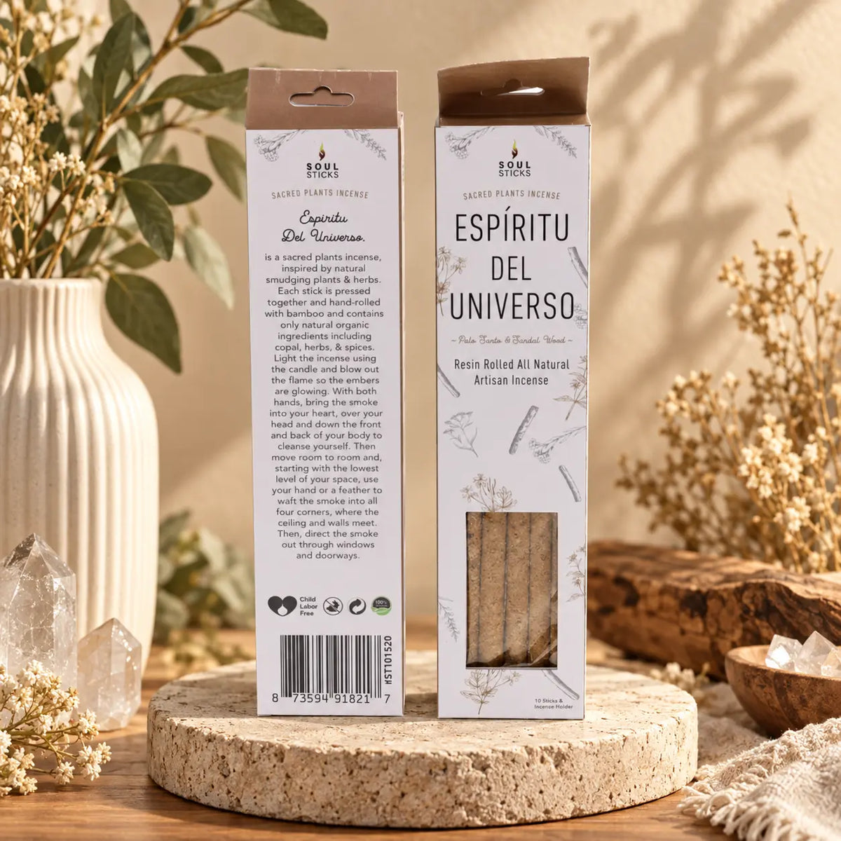 Palo Santo & Sandalwood Artisan Incense spiritual incense product image