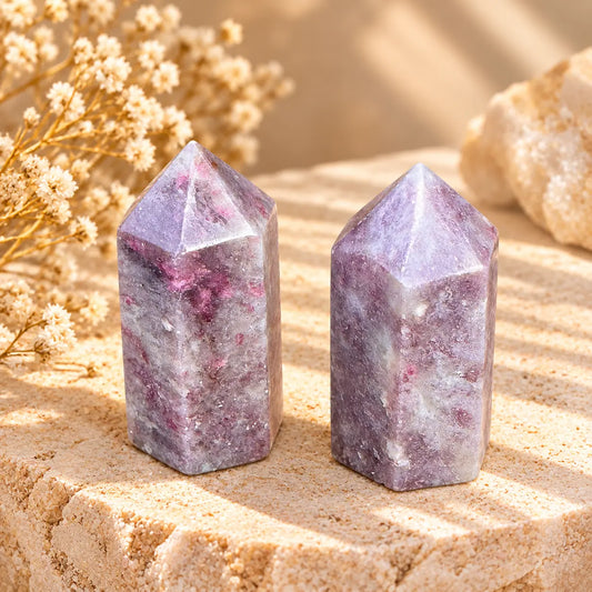Pink Tourmaline generator crystal approx. 6cm for self-love, compassion and Heart Chakra intentions