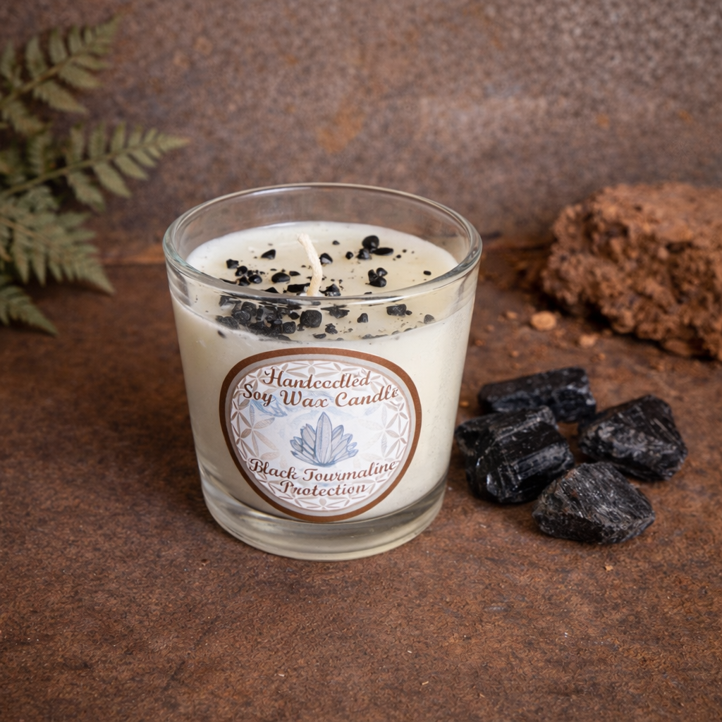 Protection Tourmaline Vetiver Votive Candle