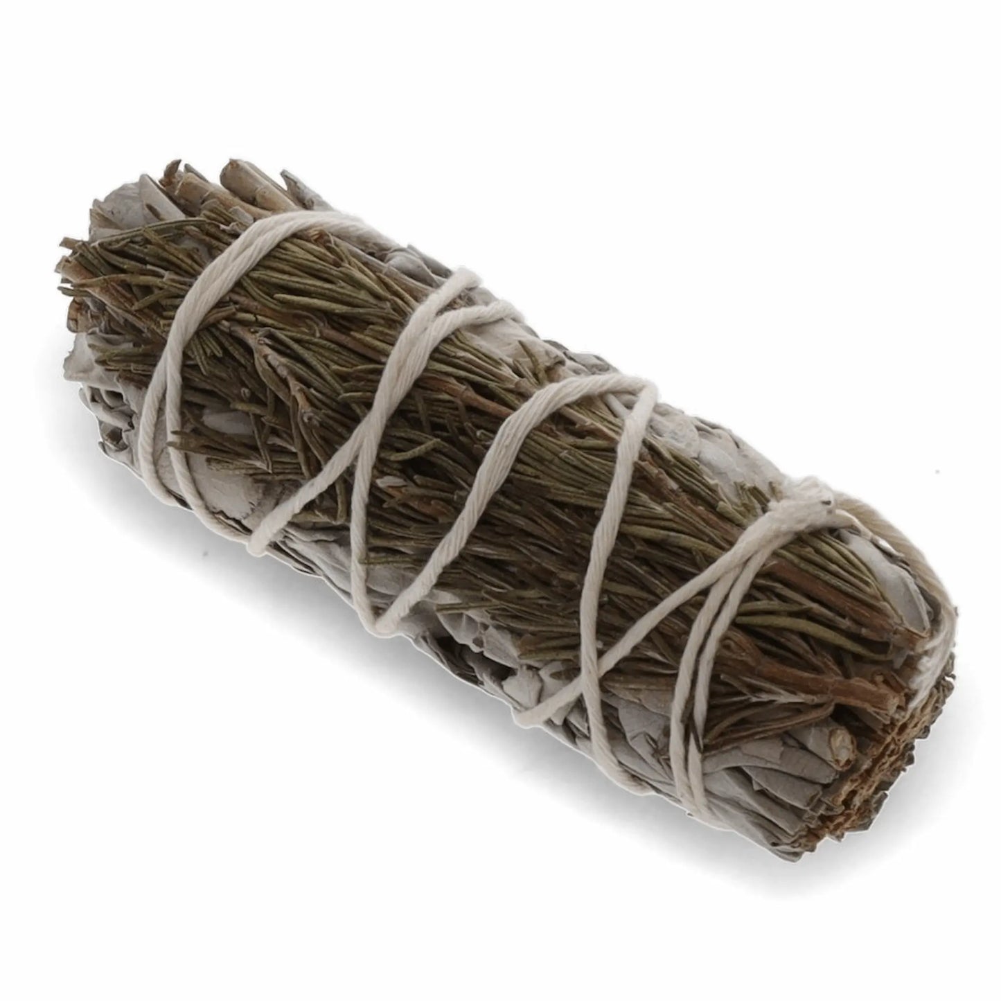 Rosemary and White Sage Smudge Stick for energy cleansing, spiritual protection, clarity, and spiritual renewal.