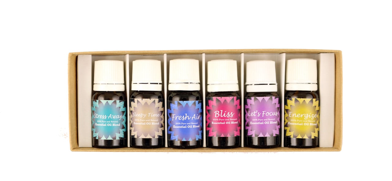 Soul Sticks Aromatherapy Essential Oil Blends Set – Stress Relief, Focus & Spiritual Healing