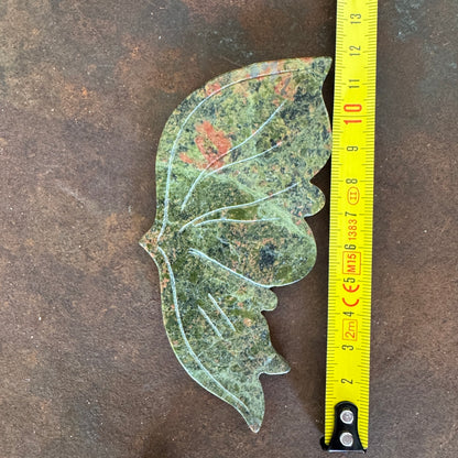 Small Unakite Crystal Wings – Emotional Healing, Inner Balance & Spiritual Growth