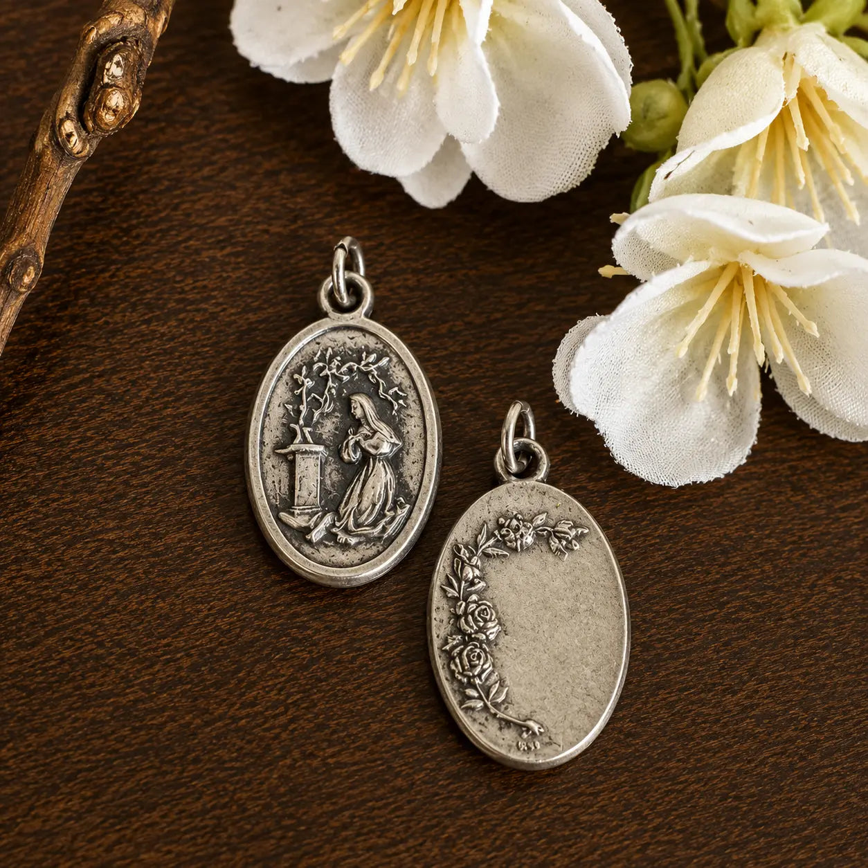 St Rita Silver Medal – Catholic Medal for Impossible Causes & Hope
